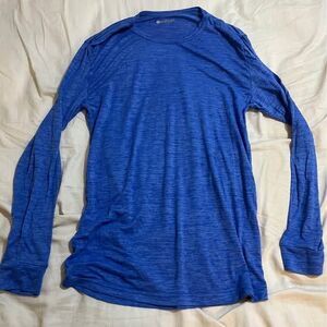 Heatkeep Blue Long Sleeve Shirt Size S